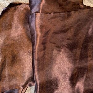 Brand new brown silk bed sheet bedsheets for queen size bed with pillowcases